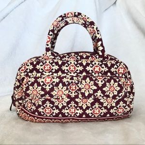 Vera Bradley Maroon Medallion Handbag